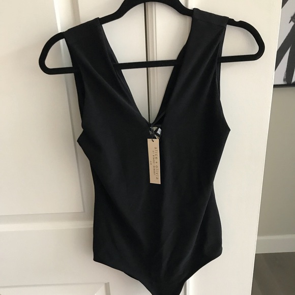 Alice + Olivia Tops - Alice + Olivia thong sleeveless bodysuit